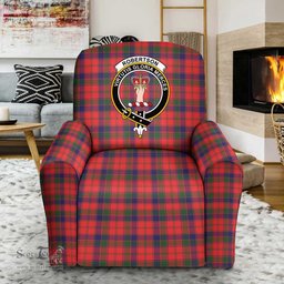 Scottish Robertson Hunting Modern Clan Crest Tartan Sofa and Chair Slipcover