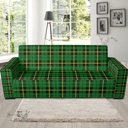 Scottish Wallace Hunting Green Clan Tartan Sofa and Chair Slipcover