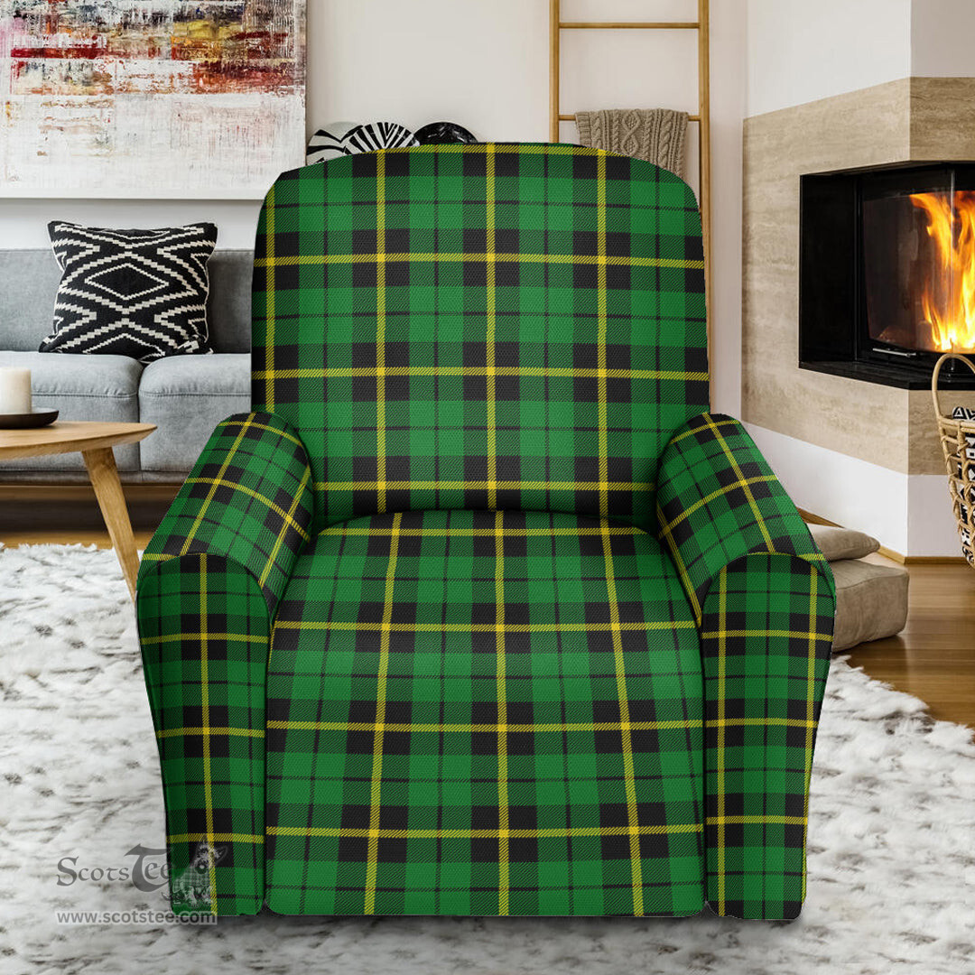 Scottish Wallace Hunting Green Clan Tartan Sofa and Chair Slipcover