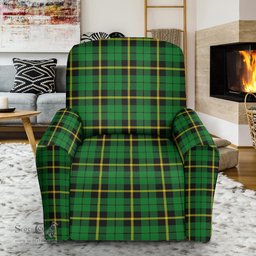 Scottish Wallace Hunting Green Clan Tartan Sofa and Chair Slipcover