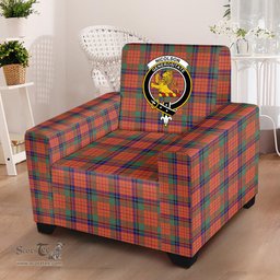 Scottish Nicolson Ancient Clan Crest Tartan Sofa and Chair Slipcover