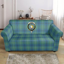 Scottish Oliphant Ancient Clan Crest Tartan Sofa and Chair Slipcover
