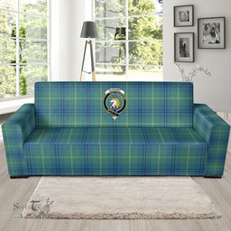 Scottish Oliphant Ancient Clan Crest Tartan Sofa and Chair Slipcover