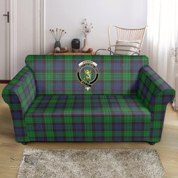 Scottish Stewart Old Modern Clan Crest Tartan Sofa and Chair Slipcover