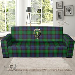 Scottish Stewart Old Modern Clan Crest Tartan Sofa and Chair Slipcover