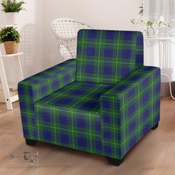 Scottish Oliphant Modern Clan Tartan Sofa and Chair Slipcover