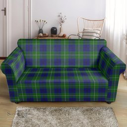 Scottish Oliphant Modern Clan Tartan Sofa and Chair Slipcover