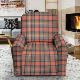 Scottish Stewart Royal Ancient Clan Crest Tartan Sofa and Chair Slipcover
