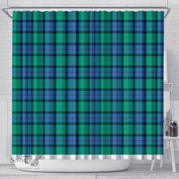 Scottish Flower Of Scotland Clan Tartan Shower Curtain