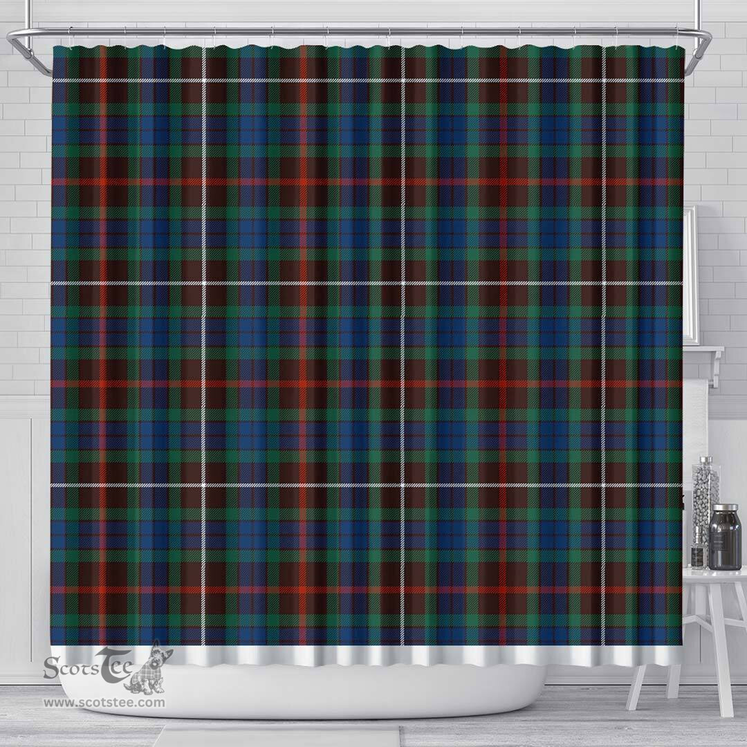 Scottish Fraser Hunting Ancient Clan Tartan Shower Curtain