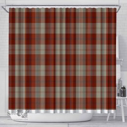 Scottish Davidson Dress Dancers Clan Tartan Shower Curtain