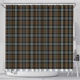 Scottish Graham Of Menteith Weathered Clan Tartan Shower Curtain