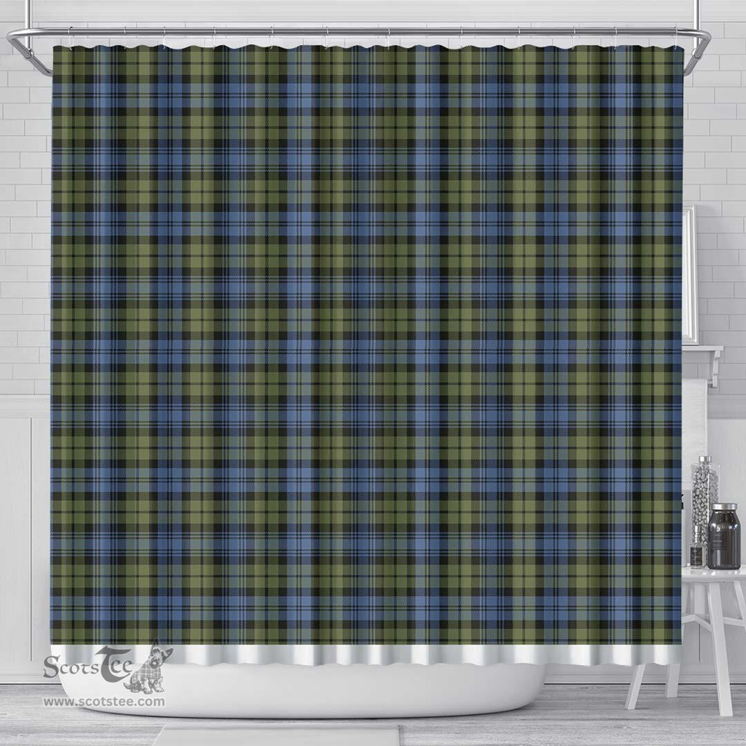 Scottish Campbell Faded Clan Tartan Shower Curtain