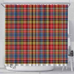 Scottish Drummond Of Strathallan Clan Tartan Shower Curtain