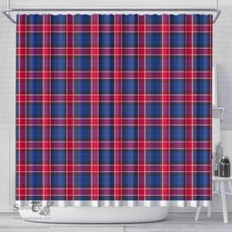 Scottish Graham Of Menteith Red Clan Tartan Shower Curtain