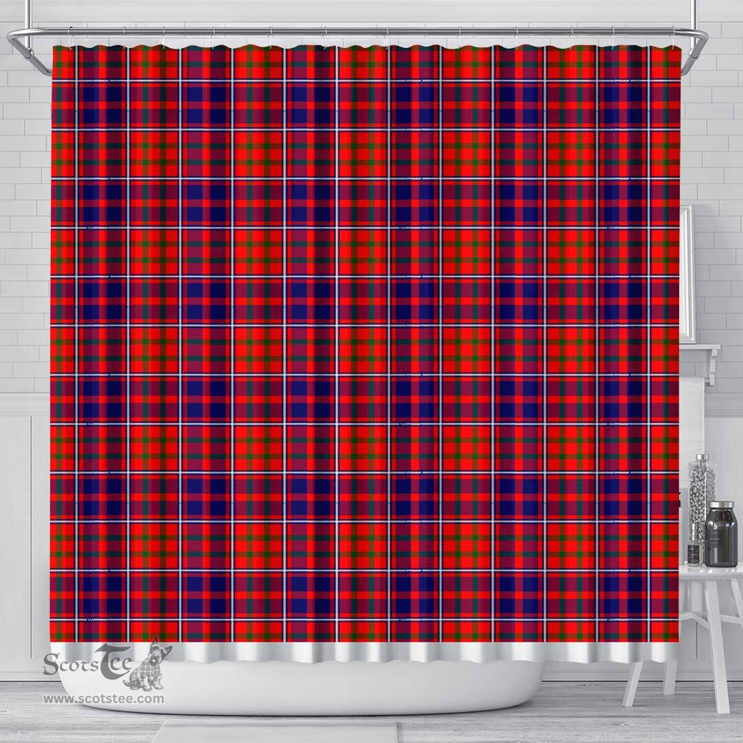 Scottish Cameron Of Lochiel Modern Clan Tartan Shower Curtain