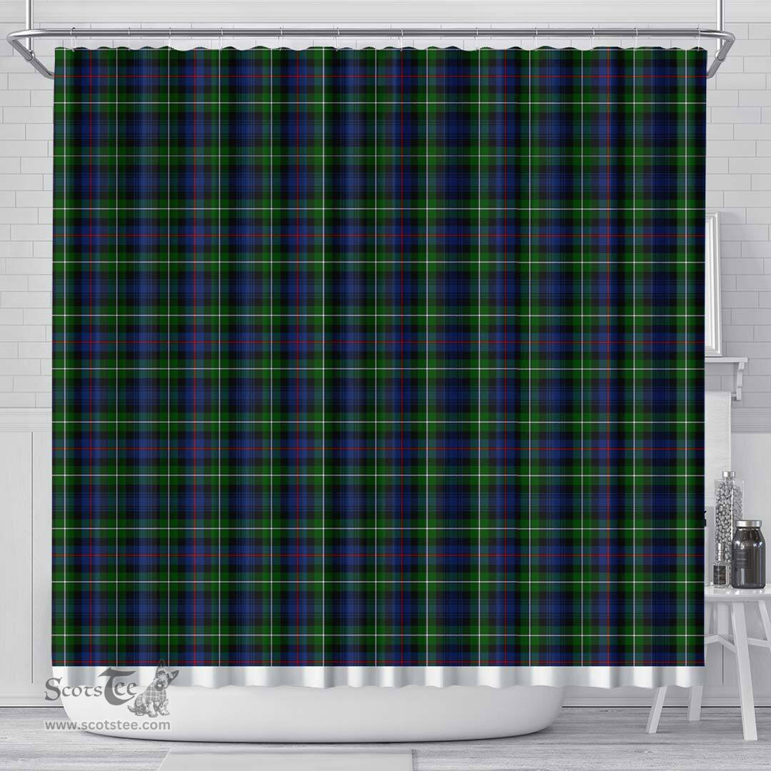 Scottish Mackenzie Modern Clan Tartan Shower Curtain