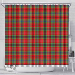 Scottish Maclean Of Duart Modern Clan Tartan Shower Curtain