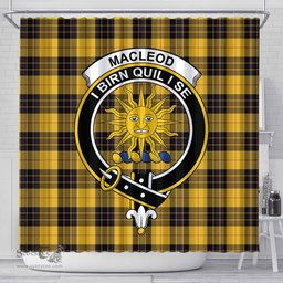 Scottish MacLeod of Lewis Ancient Clan Crest Tartan Shower Curtain
