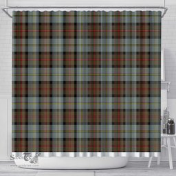 Scottish Macleod Of Harris Weathered Clan Tartan Shower Curtain