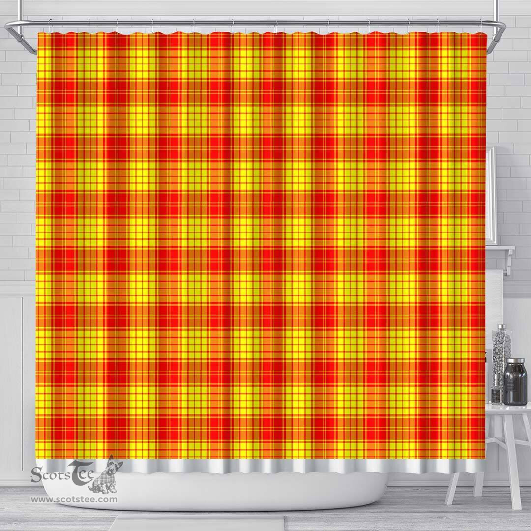 Scottish Macleod Of Raasay Clan Tartan Shower Curtain