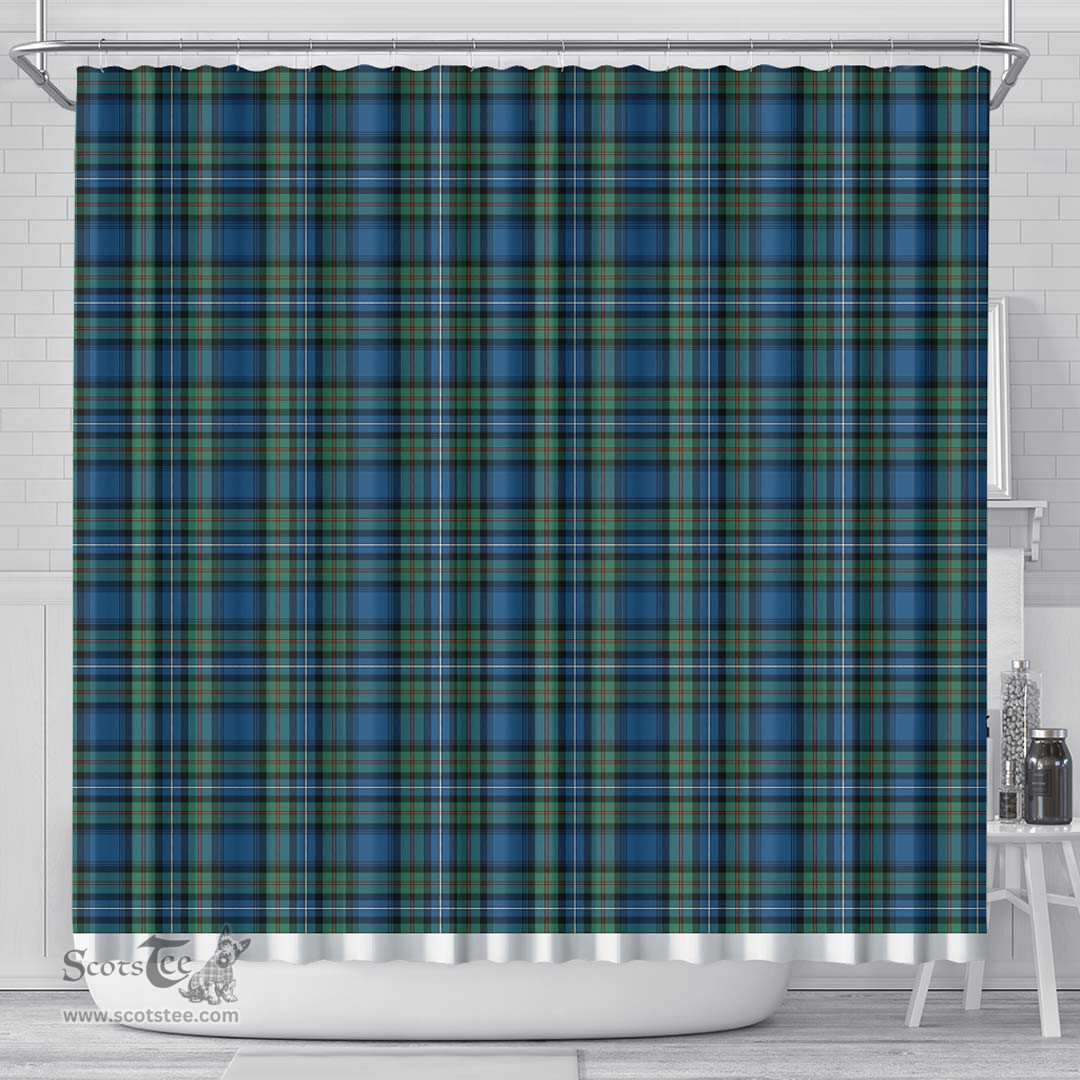 Scottish Robertson Hunting Ancient Clan Tartan Shower Curtain