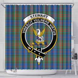 Scottish Stewart of Appin Hunting Ancient Clan Crest Tartan Shower Curtain