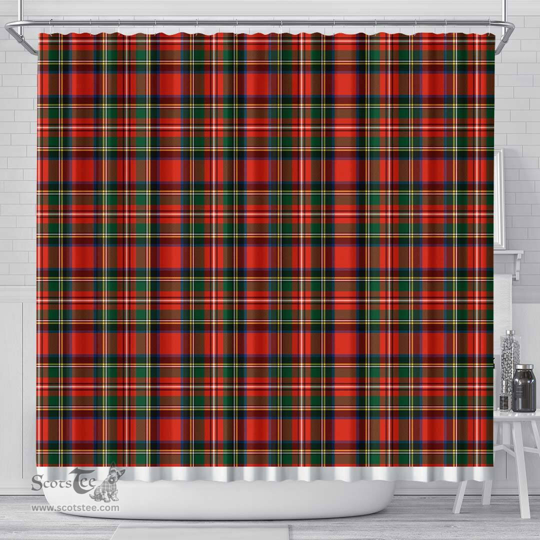 Scottish Stewart Royal Modern Clan Tartan Shower Curtain