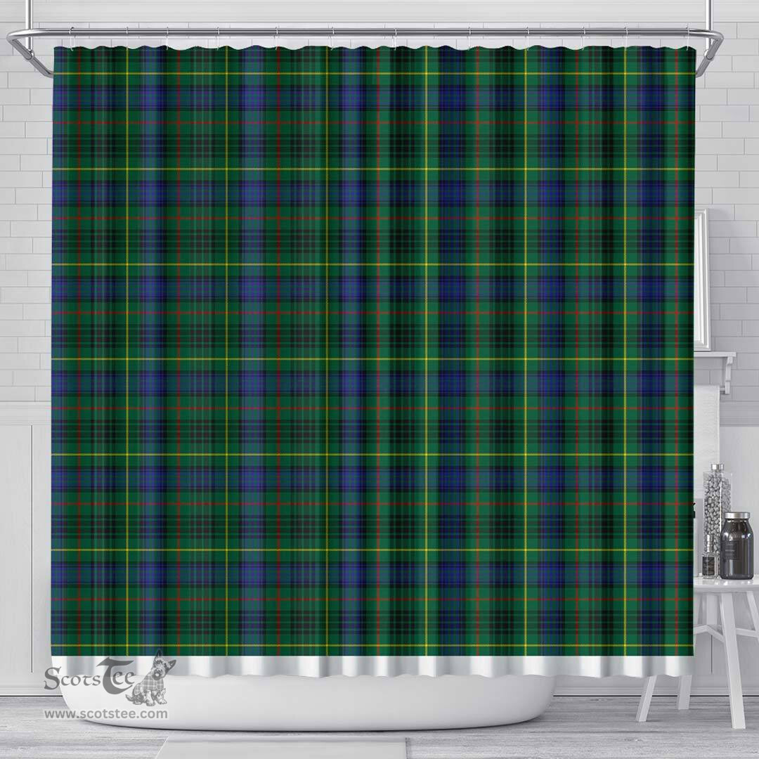 Scottish Stewart Hunting Modern Clan Tartan Shower Curtain