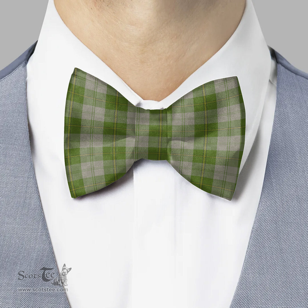 Scottish Cunningham Dress Green Dancers Clan Scottish Tartan Bow Tie
