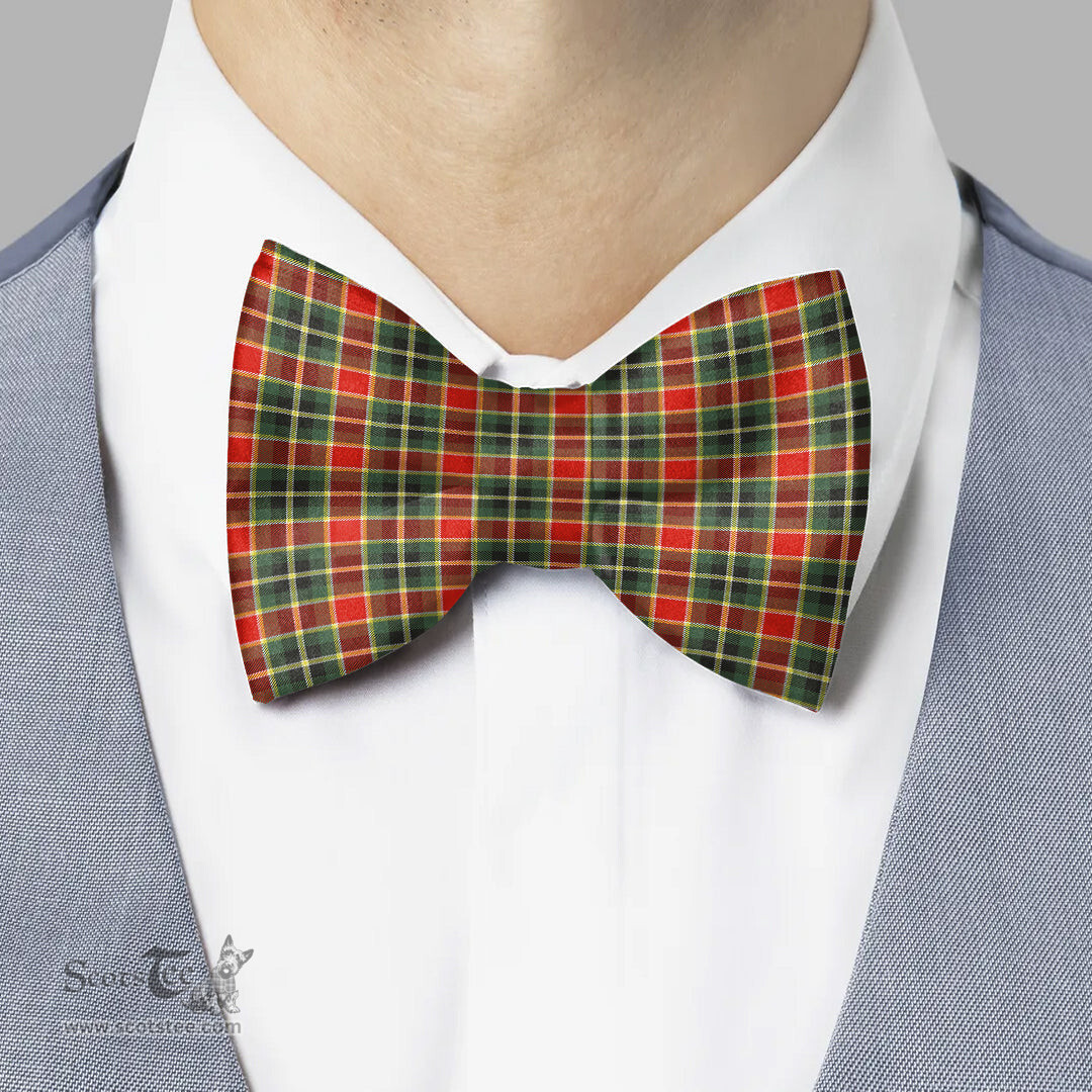 Scottish MacLachlan Hunting Modern Clan Scottish Tartan Bow Tie