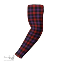 Scottish Brown Modern Clan Tartan Arm Sleeves (Set Of Two)