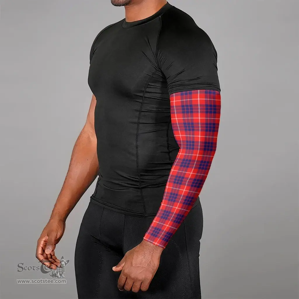 Scottish Hamilton Modern Clan Tartan Arm Sleeves (Set Of Two)