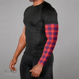 Scottish Hamilton Modern Clan Tartan Arm Sleeves (Set Of Two)