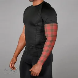 Scottish Grant Weathered Clan Tartan Arm Sleeves (Set Of Two)