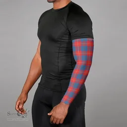 Scottish Galloway Red Clan Tartan Arm Sleeves (Set Of Two)
