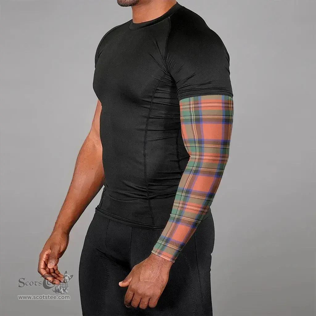 Scottish Stewart Royal Ancient Clan Tartan Arm Sleeves (Set Of Two)