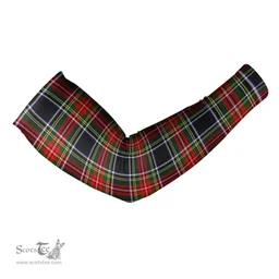 Scottish Stewart Black Clan Tartan Arm Sleeves (Set Of Two)