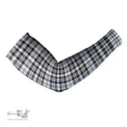 Scottish Scott Black & White Modern Clan Tartan Arm Sleeves (Set Of Two)