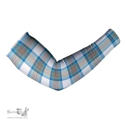 Scottish Stewart Muted Blue Clan Tartan Arm Sleeves (Set Of Two)