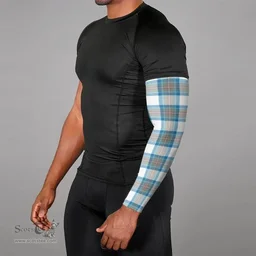 Scottish Stewart Muted Blue Clan Tartan Arm Sleeves (Set Of Two)