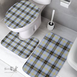 Scottish Bell of the Borders Clan Tartan Bath Rug Set Plaid Bathroom Set
