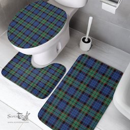 Scottish Fletcher Ancient Clan Tartan Bath Rug Set Plaid Bathroom Set