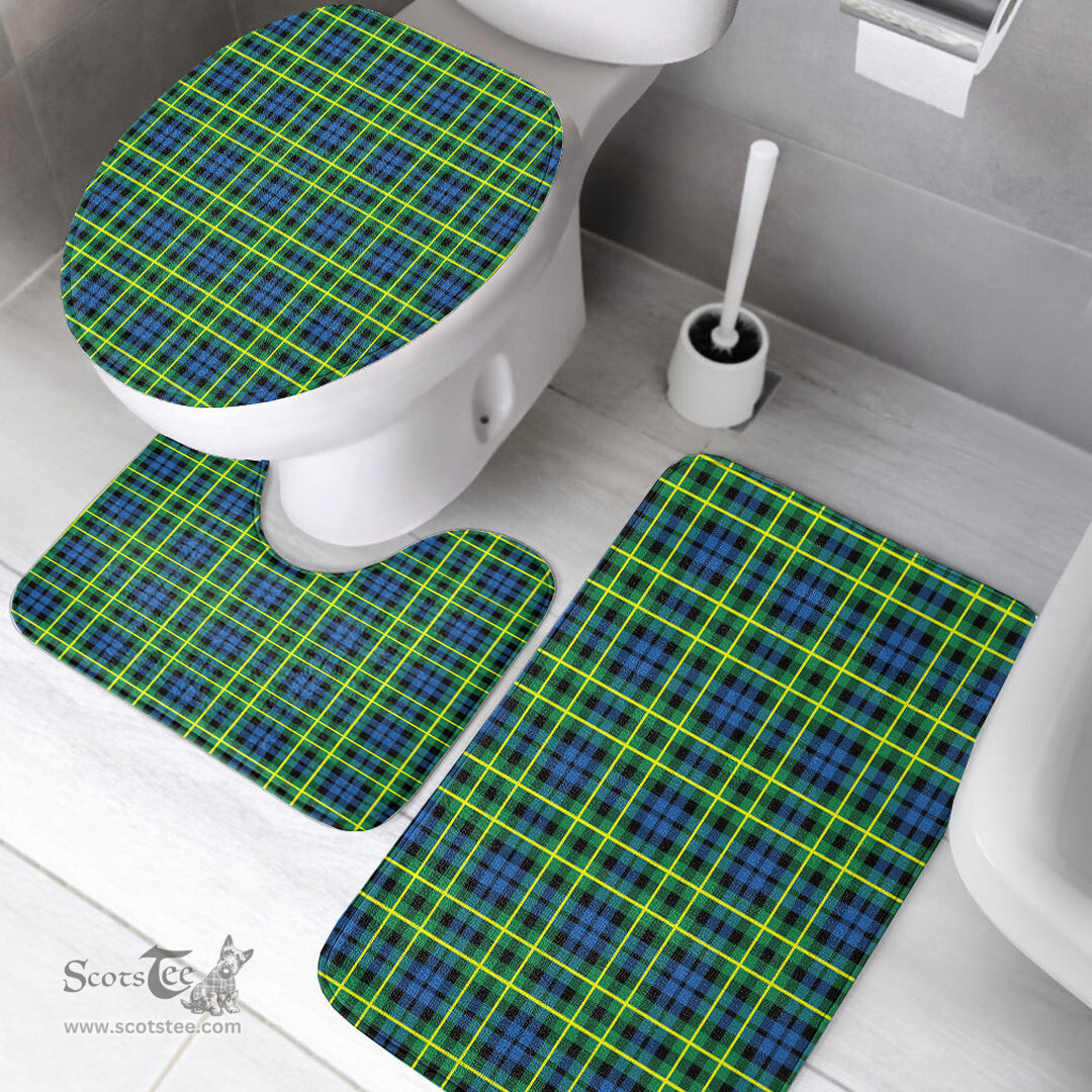 Scottish Campbell of Breadalbane Ancient Clan Tartan Bath Rug Set Plaid Bathroom Set