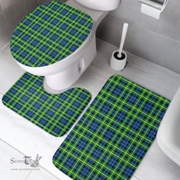 Scottish Campbell of Breadalbane Ancient Clan Tartan Bath Rug Set Plaid Bathroom Set