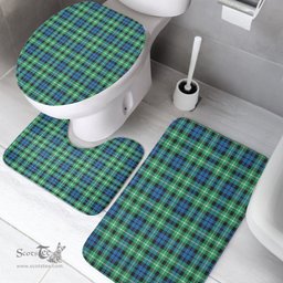 Scottish Graham of Montrose Ancient Clan Tartan Bath Rug Set Plaid Bathroom Set