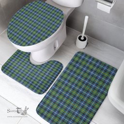 Scottish MacNeill of Barra Ancient Clan Tartan Bath Rug Set Plaid Bathroom Set