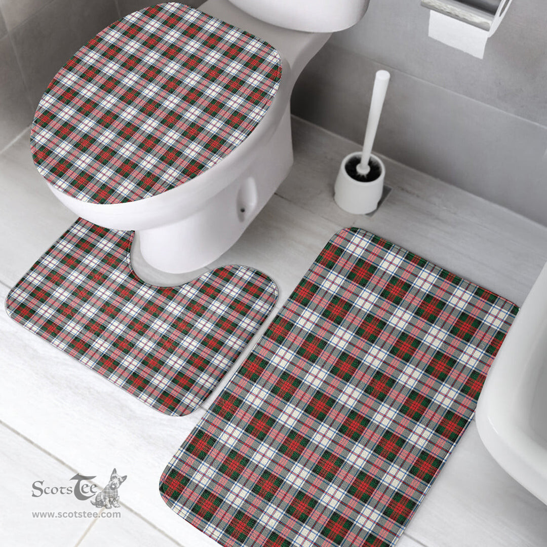 Scottish MacDuff Dress Modern Clan Tartan Bath Rug Set Plaid Bathroom Set