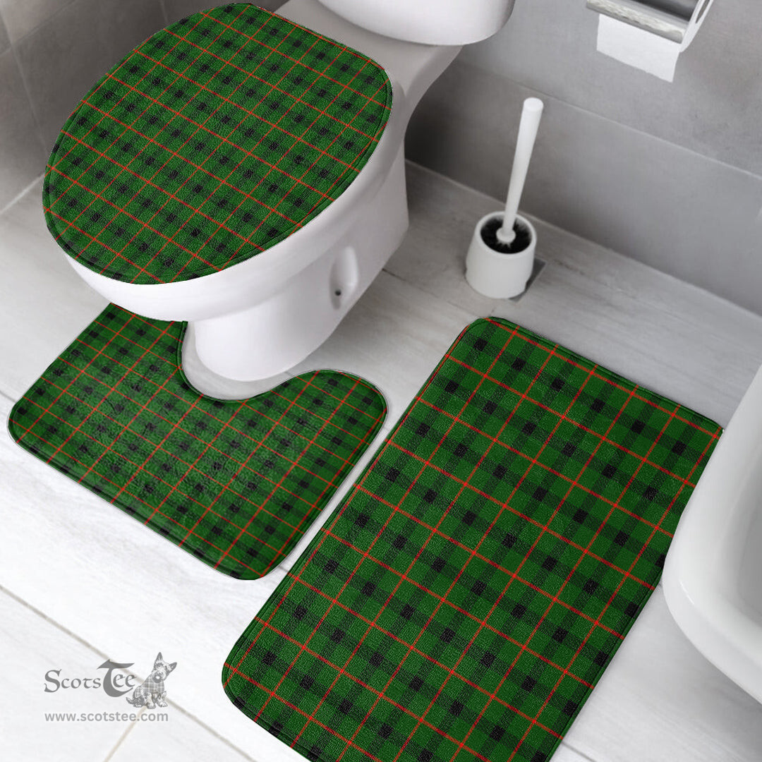 Scottish Kincaid Modern Clan Tartan Bath Rug Set Plaid Bathroom Set