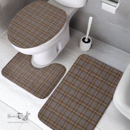 Scottish MacIntyre Hunting Weathered Clan Tartan Bath Rug Set Plaid Bathroom Set